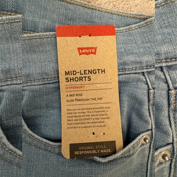 Levi's Mid Length Women's Shorts (NWT) - Picture 3 of 3